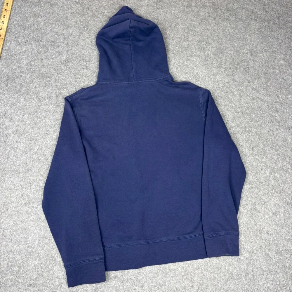 Polo Ralph Lauren Mens Hoodie Navy Blue Rainbow 1992 Graphic Sweatshirt Small